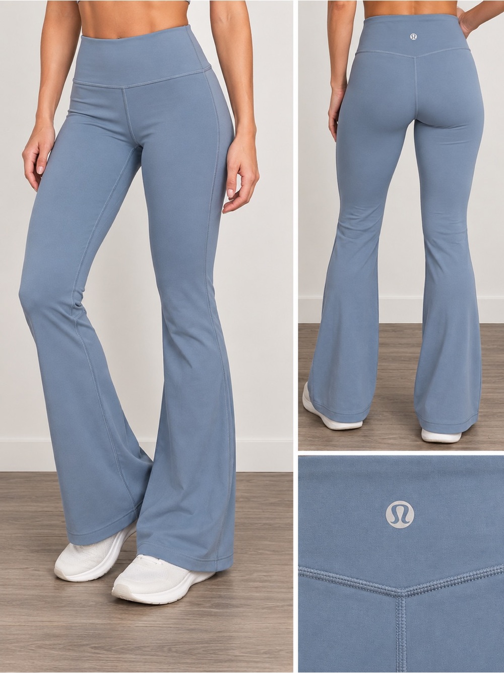 Lululemon High-Rise Flare Pants in Dusty Blue